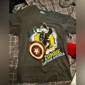 Zombie captain America tee. Marvel